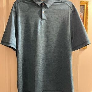 Tommy Bahama Men's Heather Slate Blue Polo